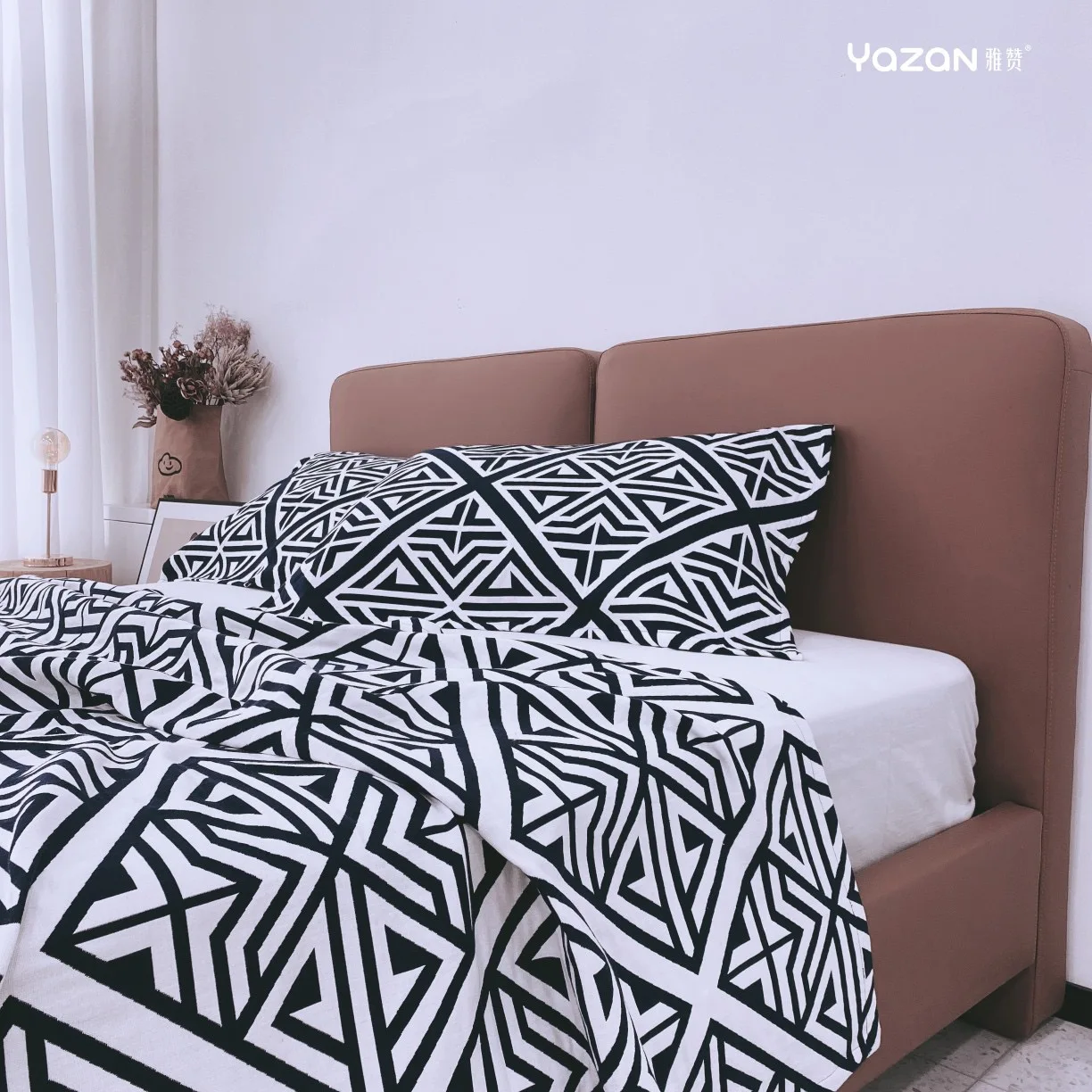 Wholesale 100% Cotton 4 Pcs Luxury Nonwoven Bedsheets Wedding Bed Sheet Set With Quilt Cover