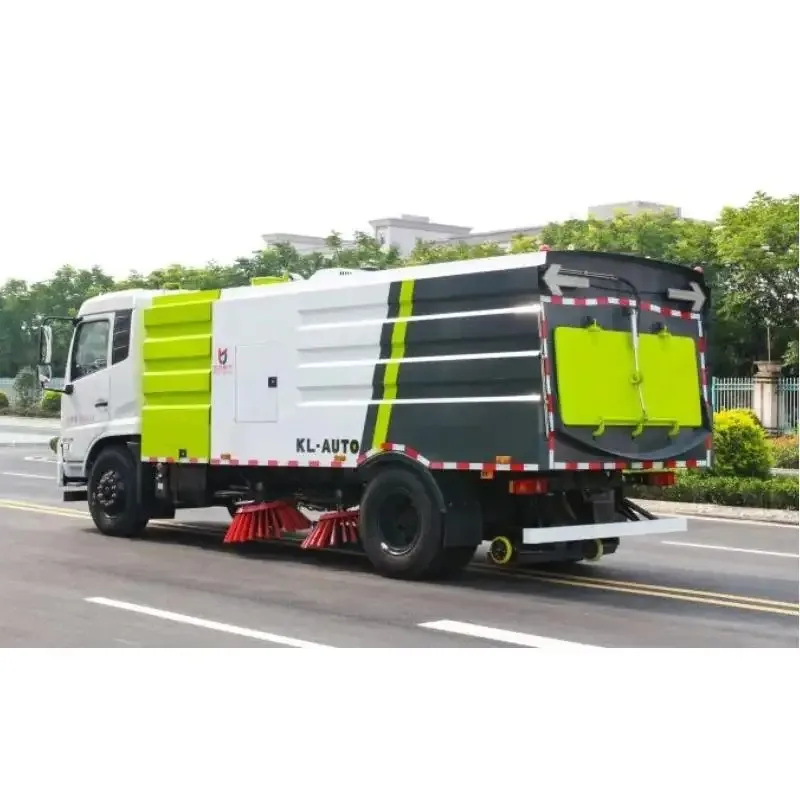 High Quality Dongfeng Tianjin 4x2 Road Cleaning Truck For Airport City Road 8CBM High Pressure Vacuum  Street Road Sweeper Truck