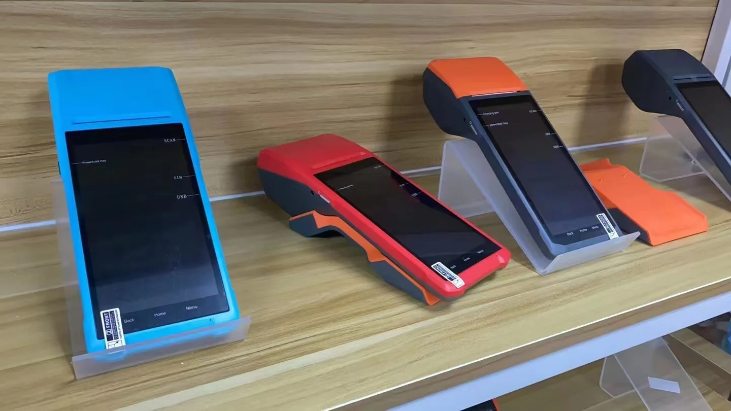 5.5 Inch Smart Pos Terminal Printer Android Pos Machine Cash Register Handheld Terminals Restaurant Software Pos Systems