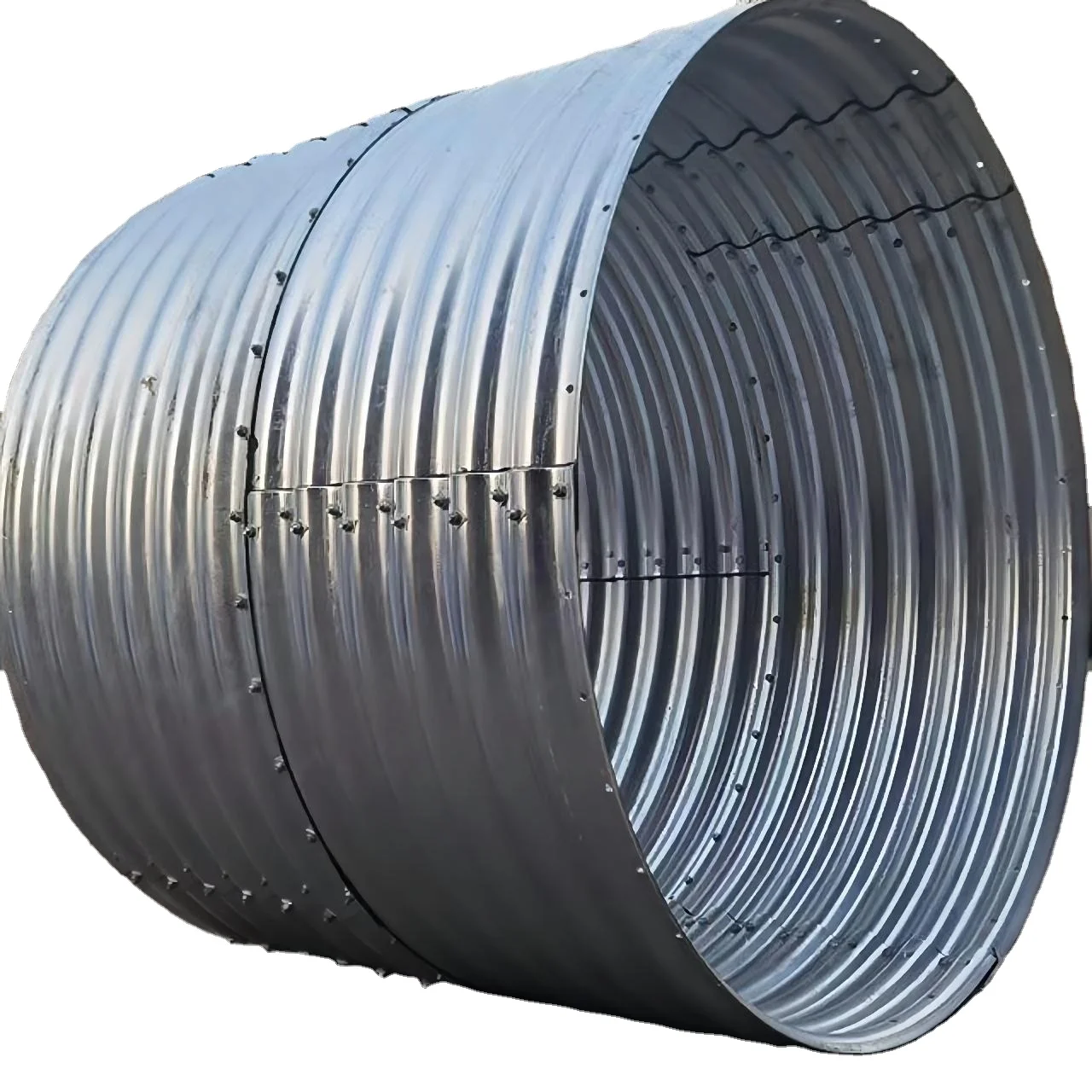 Arch Culvert Pipes Wholesales Prices Different Diameters Galvanized Corrugated Steel 3mm Round GB Full Assembly and Assembly SCT