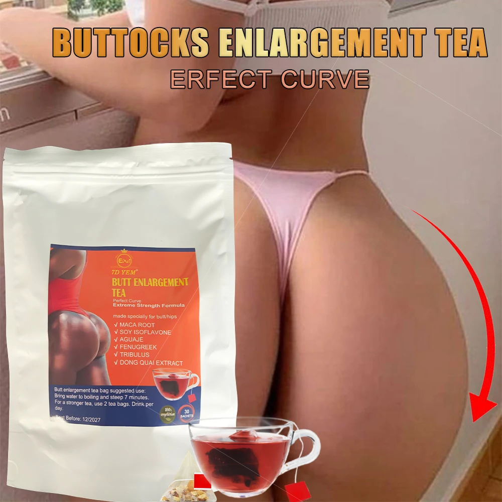 Natural Herbal Maca Butt Enlargement Tea For Buttock Private Label OEM/ODM Lift Hip Firm Lines Tea Bags