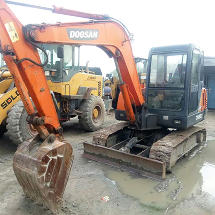 New in stock 5ton used doosan dx55 mini 55 crawler track digger dx55-9c used excavator