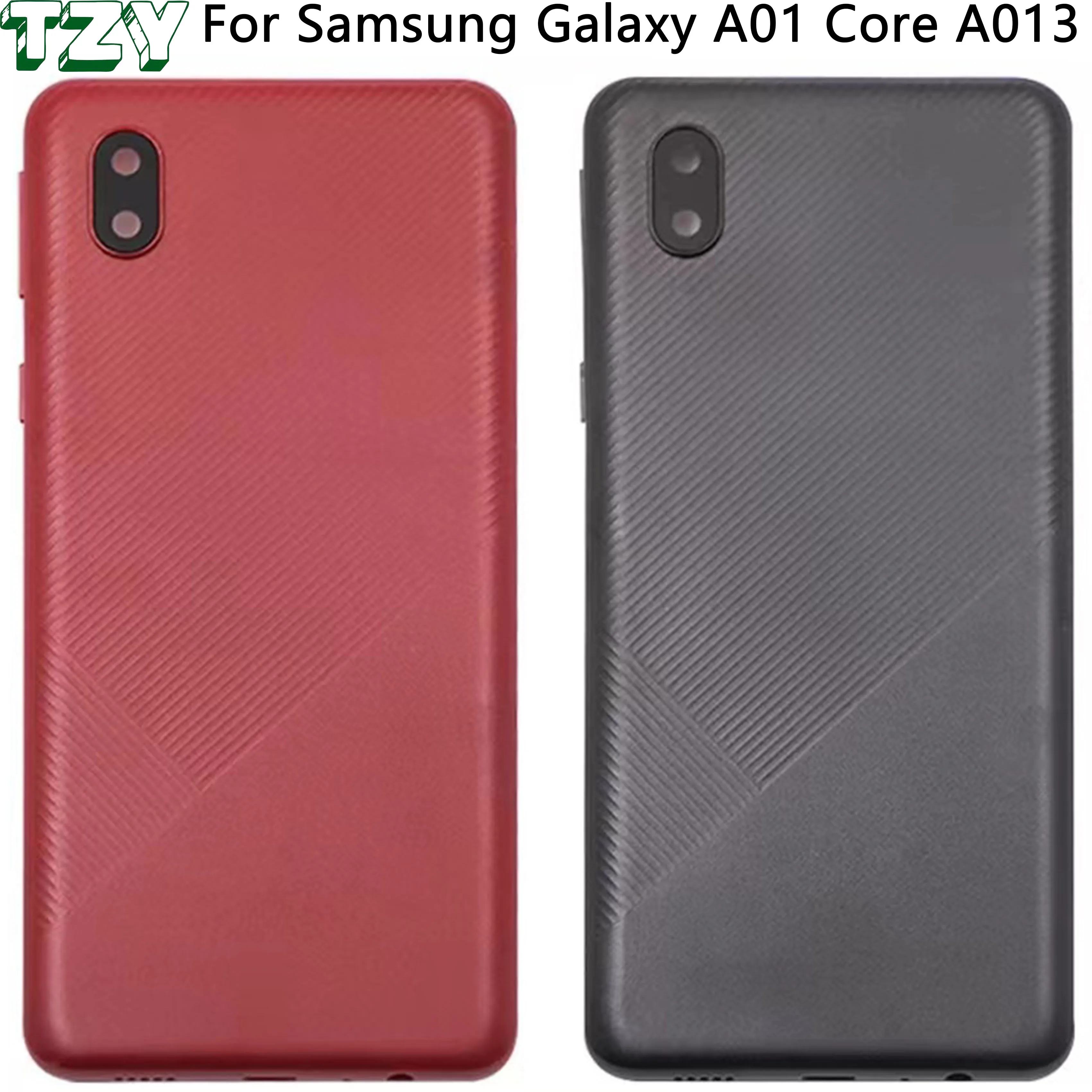 Phone Back Battery Cover For Samsung Galaxy A01 Core A013 Rear Case Door Housing Replacement Parts