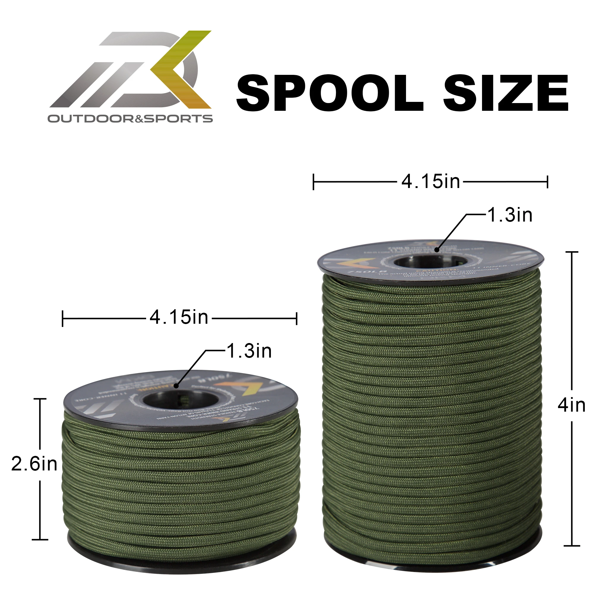 550 paracord survival 550 50/100ft 7/11 strand paracord 4mm for camping outdoor