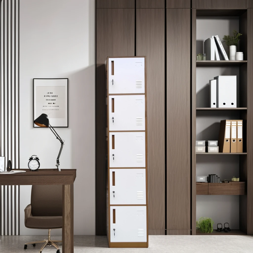 Modern code Steel  5-tier Locker for Gym Clothing  Workshop  Warehouse  Supermarket kidgarden school kidgarden