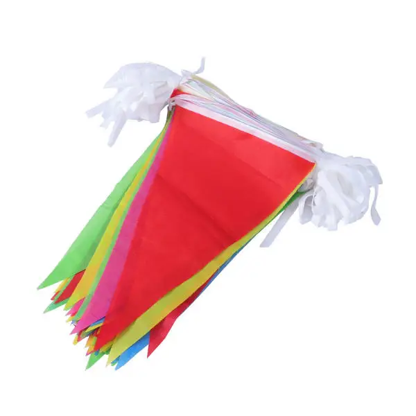 Waterproof Factory Wholesale Bar Festival Decoration PVC Colorful Bunting Triangle String Flag,triangle bunting flag