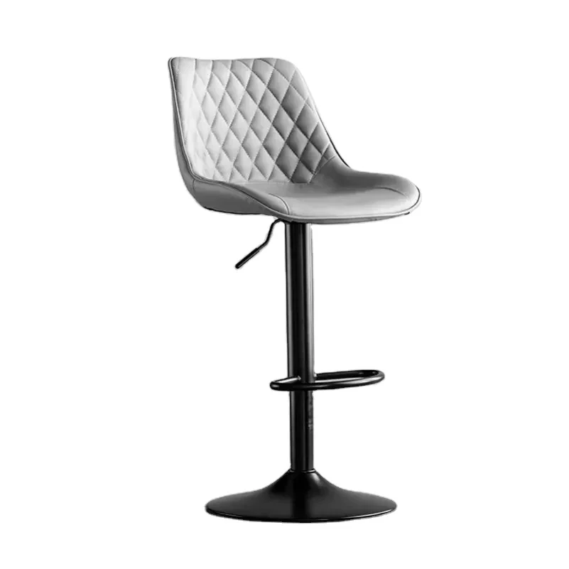 Commercial furnitures breakfast counter modern swivel velvet bar stool