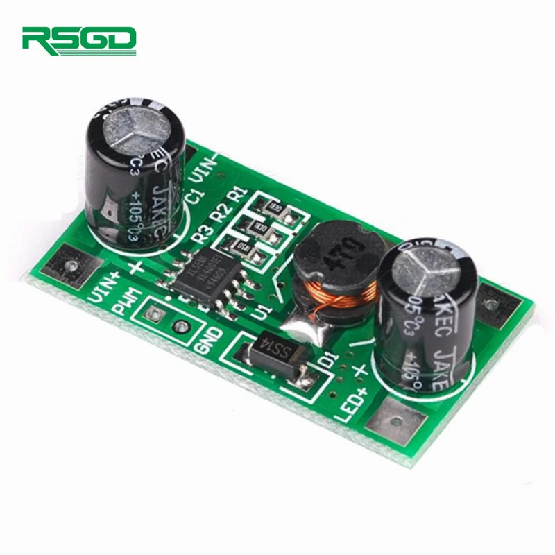 DC-DC step down constant current module 1w led driver 350ma pwm dimming input 5-35v