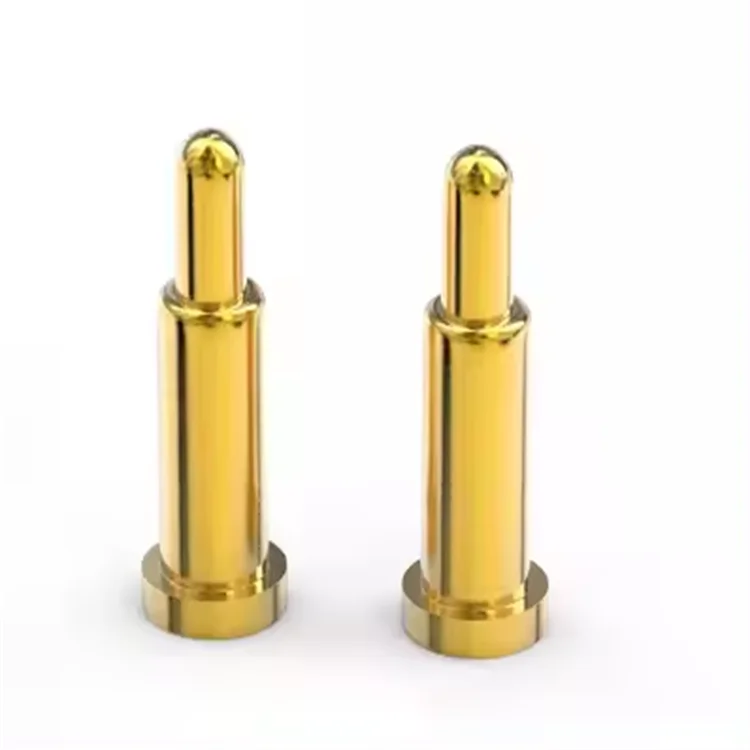 New Designed Precision Gold Plated Brass Connector Pins Metal Double Head Pogo Pin