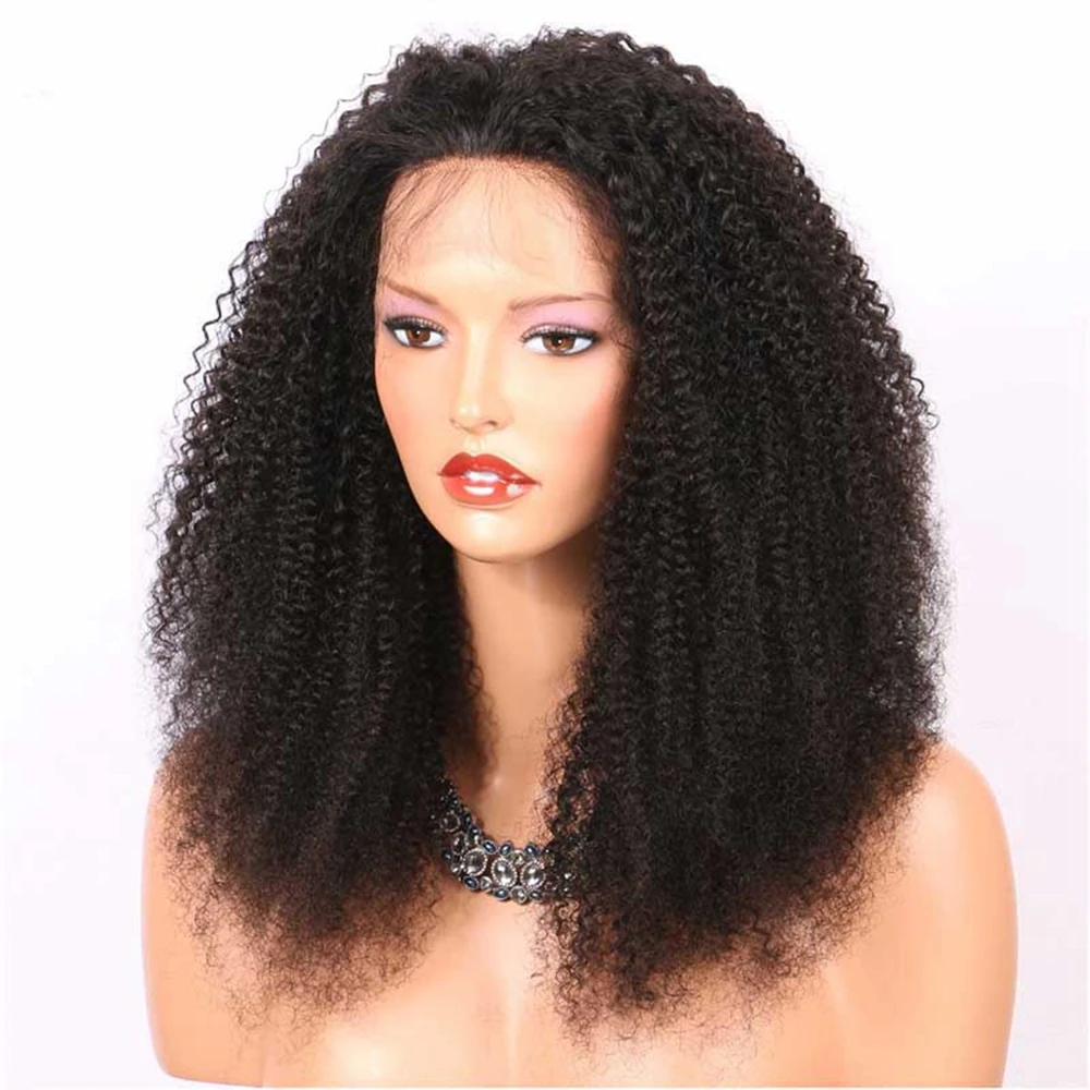 Kbeth afro human hair wigs braided wigs for black women afro kinky hair wigs China Factory Wholesale