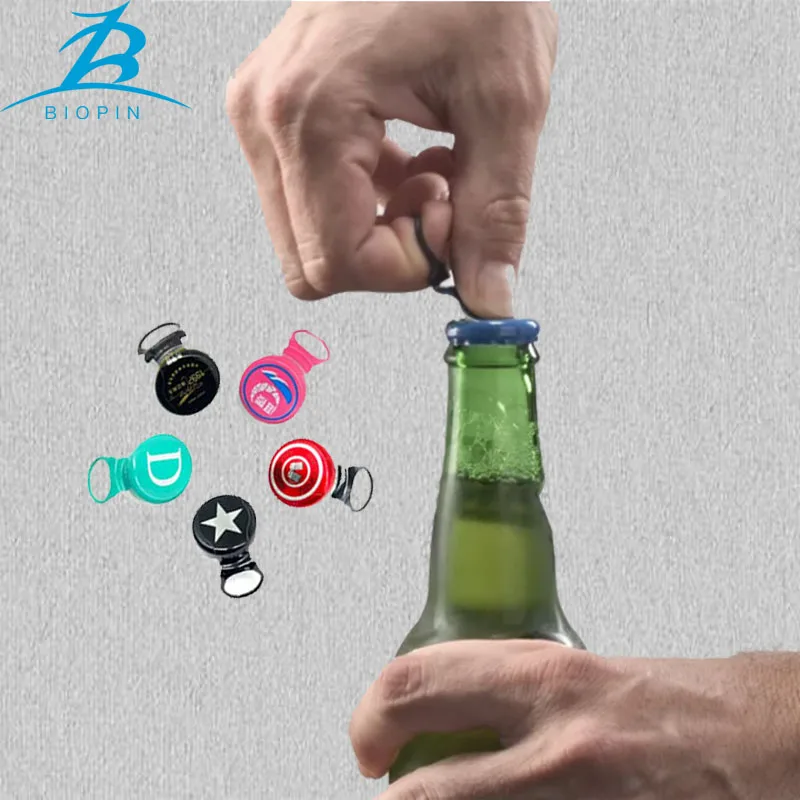 Low Lid Glass Bottles Aluminum Pull Ring Caps Aluminium Ring Pull Cap 26mm For Beer Milk Juice Bottle