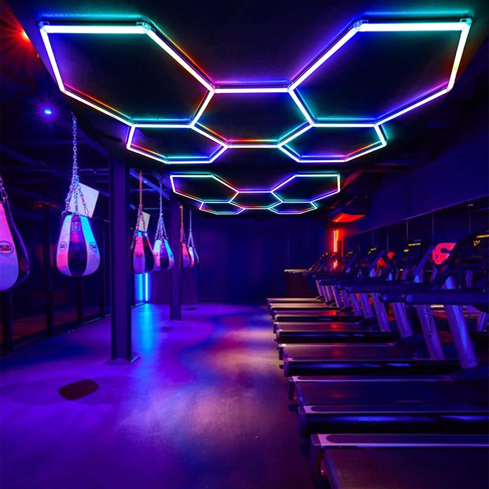 New Style Hexagon Rgb Nightclub Light Factory Direct Sales Rgb Led Tube Light