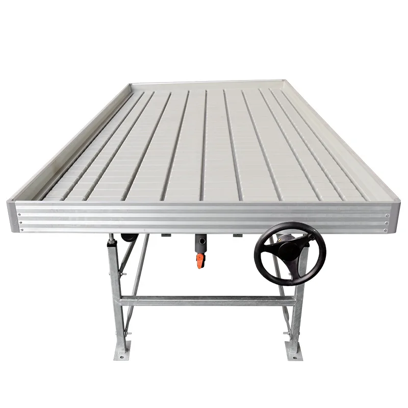 China Agricultural Greenhouse Equipment ABS Flood Rolling Bench/Table