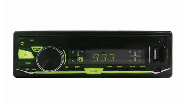 Автомагнитола 1din с ЖК-дисплеем стерео-система поддержкой BT EQ музыки FM разъемом ISO SWC USB 12 В автомобильный