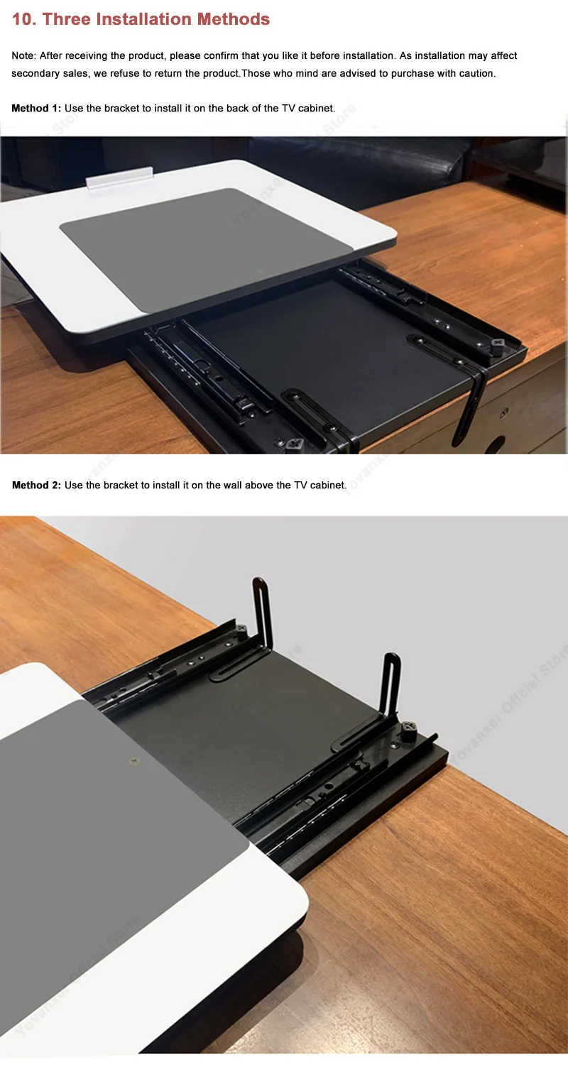 Up And Down Adjustment UST Laser TV Projection Telescopic Stage,Available in A, B and Fmodels Projector expansion table