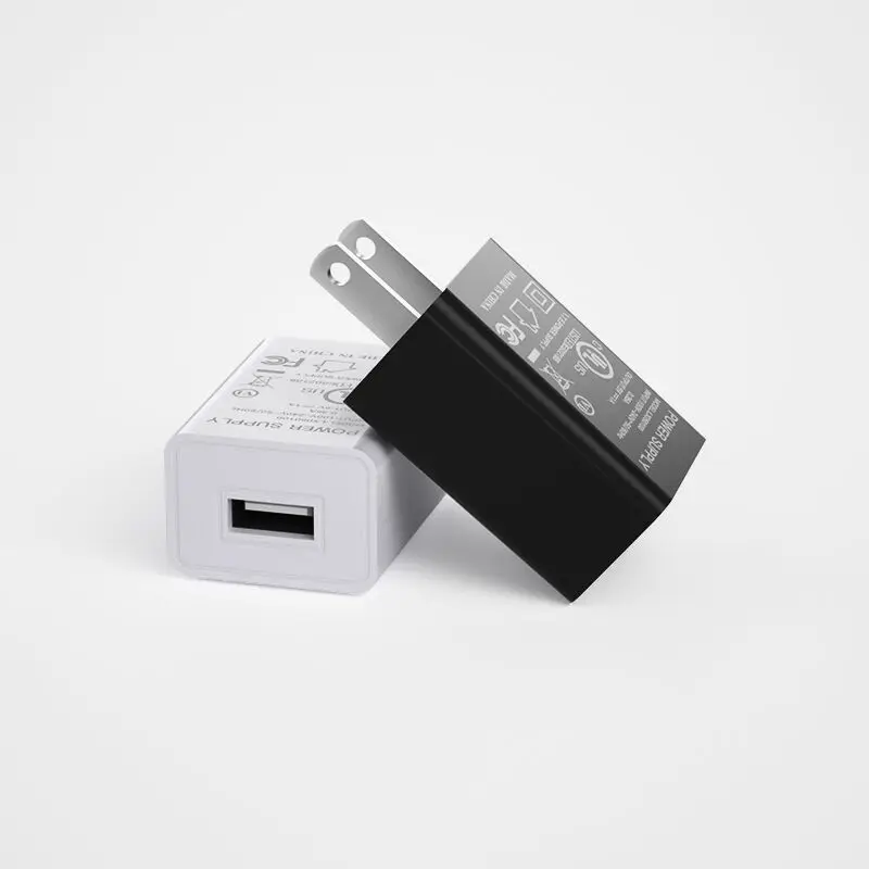 quick charge portable ac dc adapter with single USB port charger 5v 1a US/JP plug power supply DOE VI Compliant PSE FCC