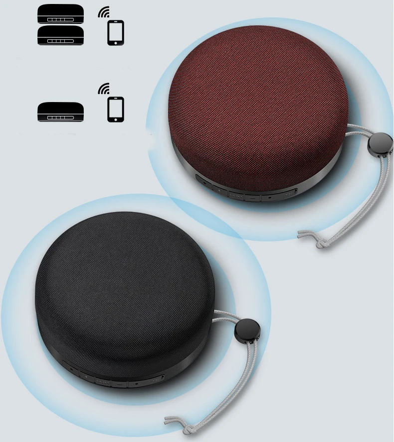 Cross-border mini fabric Amazon echo 3 speaker USB charging home outdoor portable TWS series wireless small speaker  Y2223