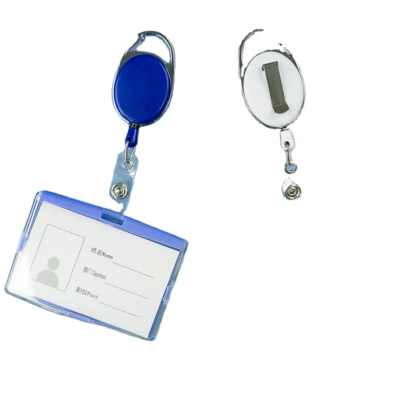 Custom Badge Reels Badge Holder ID Card Holder Custom Blank Badge Reel Card Holder Logo