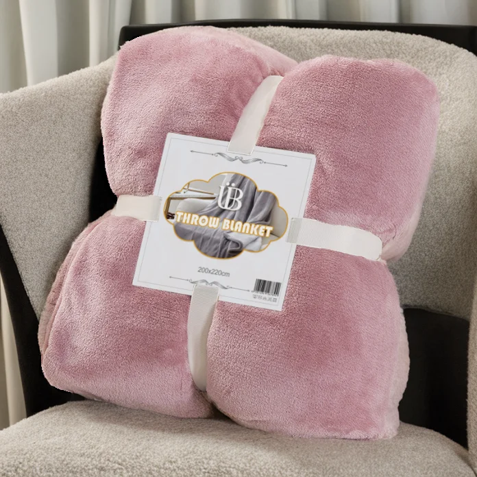 Super Soft Fluffy Nature Blanket Battaniye Soild Flannel Plaid Sherpa Thick Blanket  For Baby Adult Throws And Blankets