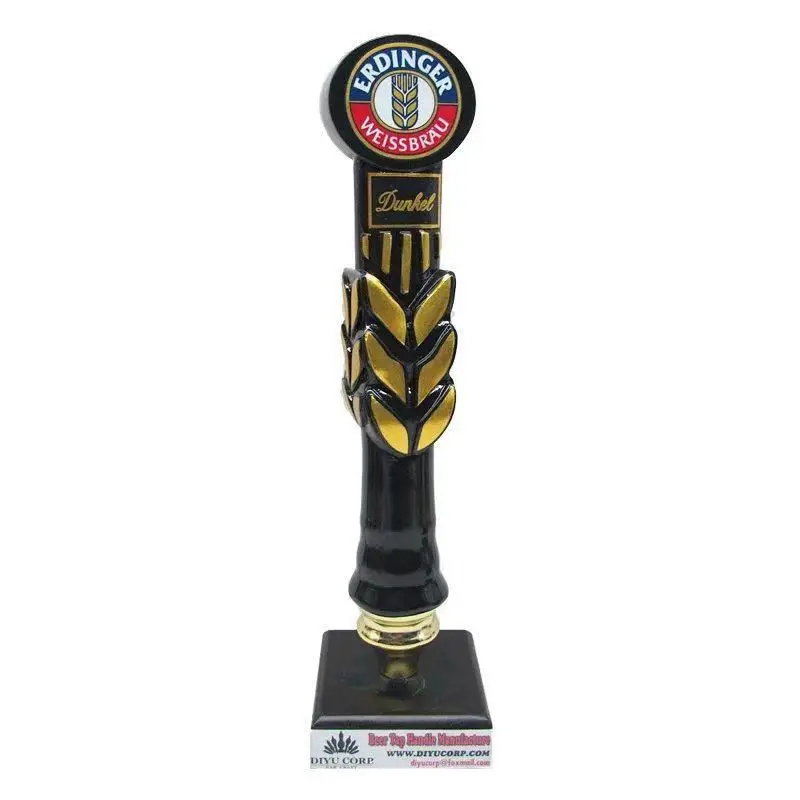 Free sample homebrew bar chalkboard classical decorative wood custom beer tap handle