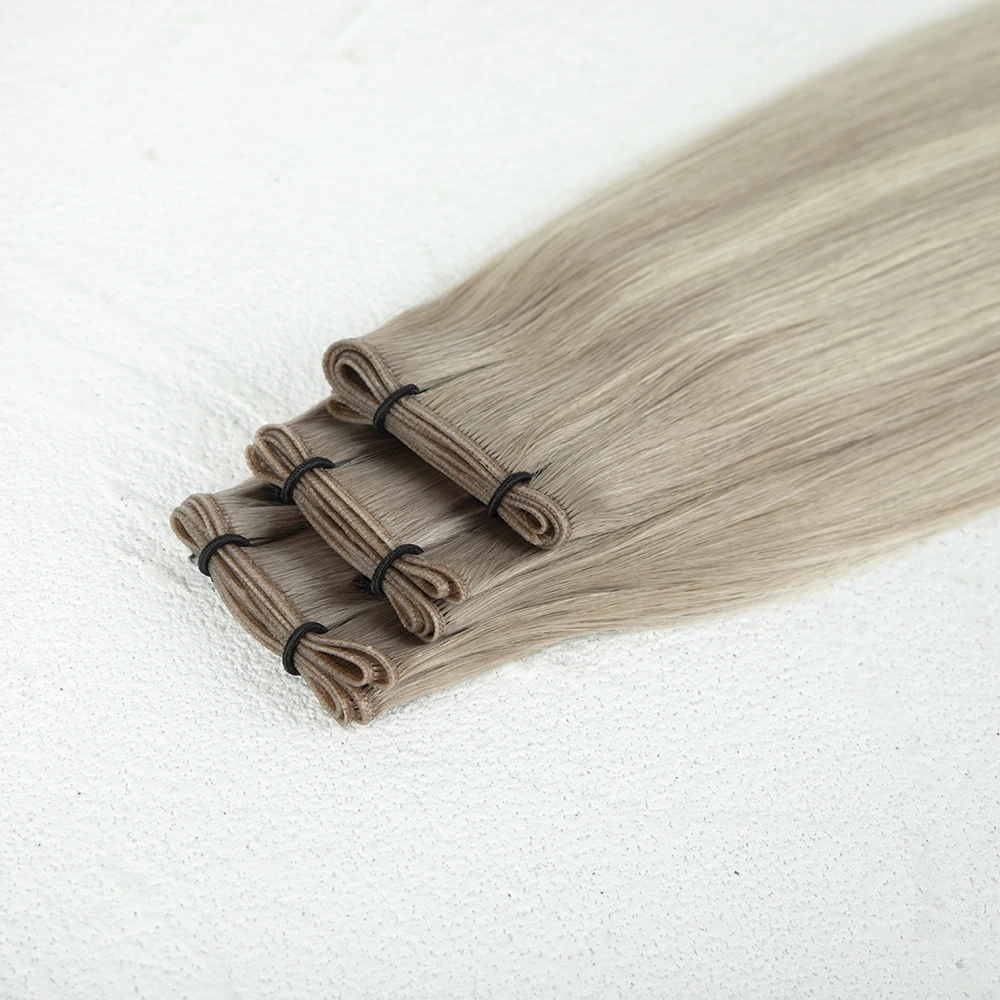 Direct Factory Hair Extension Genius Weft Cuticle Intact Can Be Cut Genius Weft Hair Extensions Russian Hair