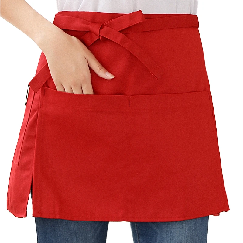 Chef Kitchen Cooking Beauty Pet Black Disposable Compostible Waterproof Aprons Fabric 220gsm 100% Cotton Canvas