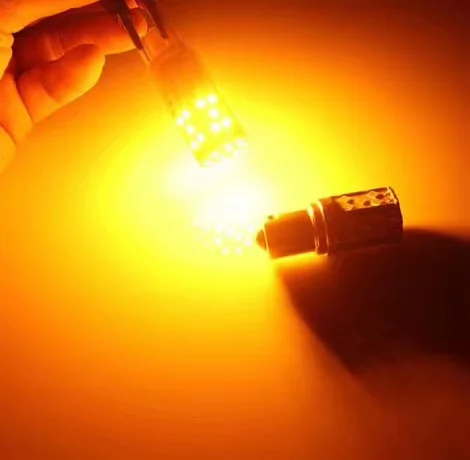 1156  T20/7440/W21W 100% Canbus LED Bulb for auto Amber Lamp For Turn Signal /Reverse/ Brake Lights 12V/24V Super bright