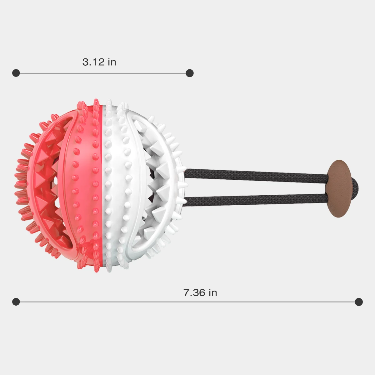 Игрушка для копчения Molar, присоска, веревка для собак, игрушки для жевания, самостоятельная игра, кормушка для еды, интерактивный кусающий мяч для домашних животных