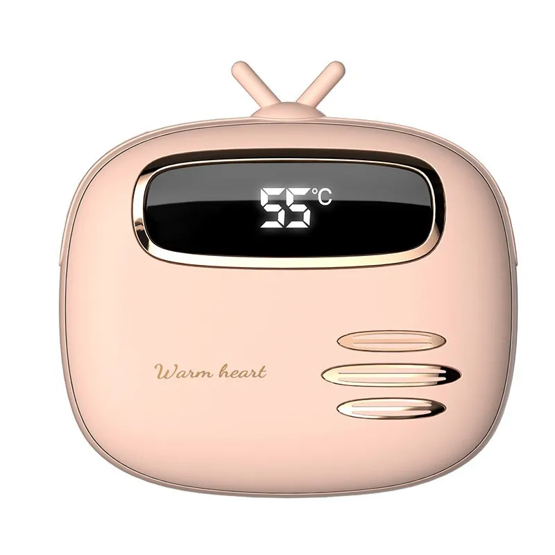 2024 Electric Cute Handwarmer Power Bank Mini Reusable Pocket Portable USB Rechargeable Hand Warmer for Women Men