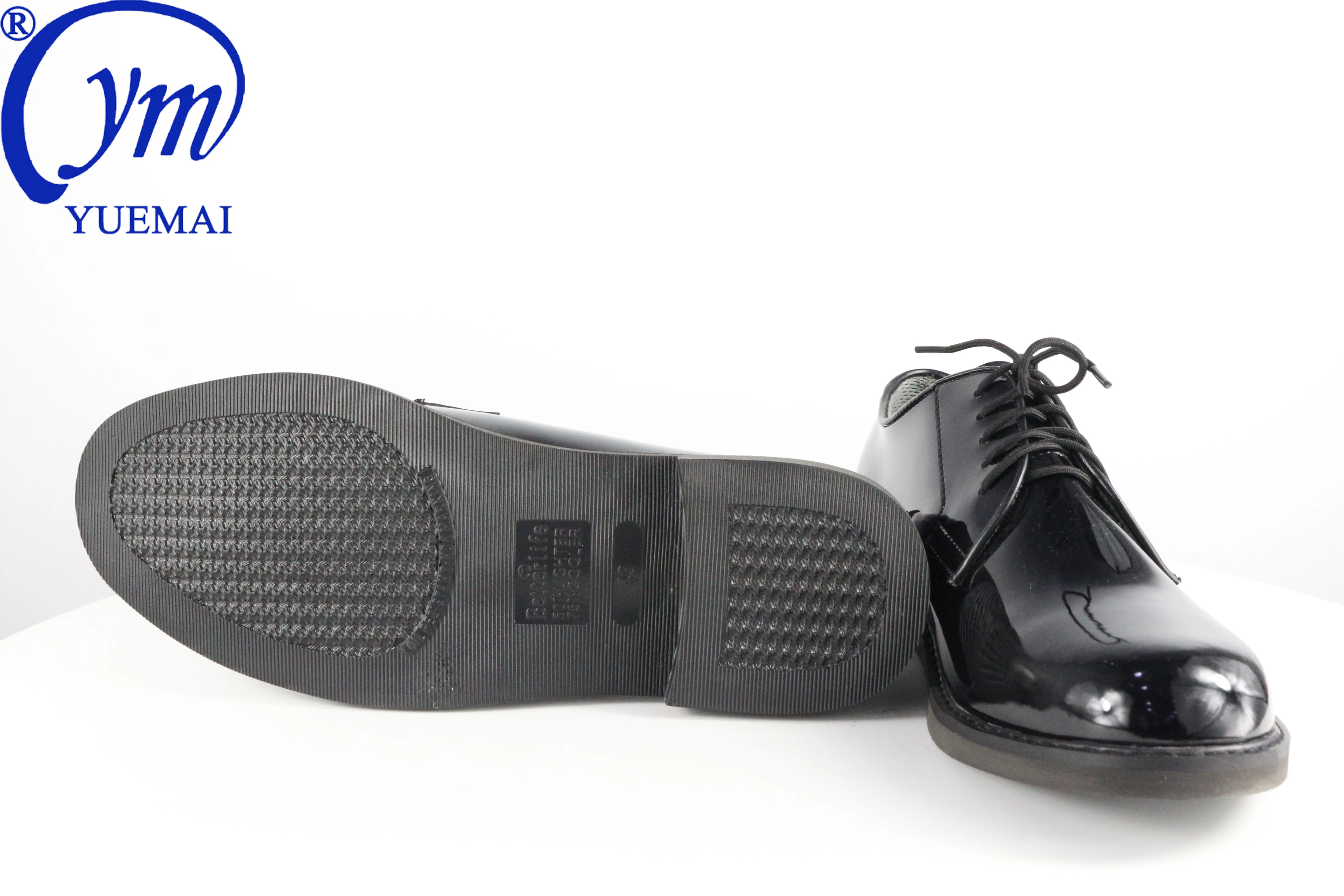 Security Business Casual Men Genuine Grain Leather Office Shoes