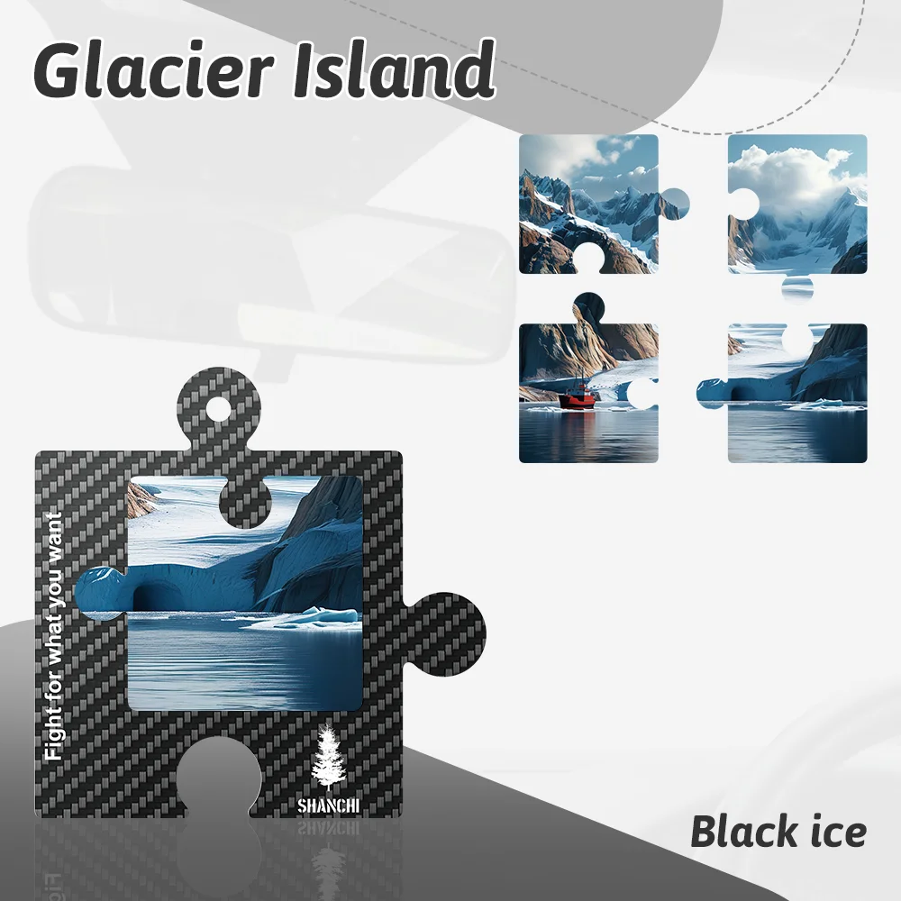 Car Accessories Hanging Decoration Carbon Fiber Car Deodorant Paper Air Freshener