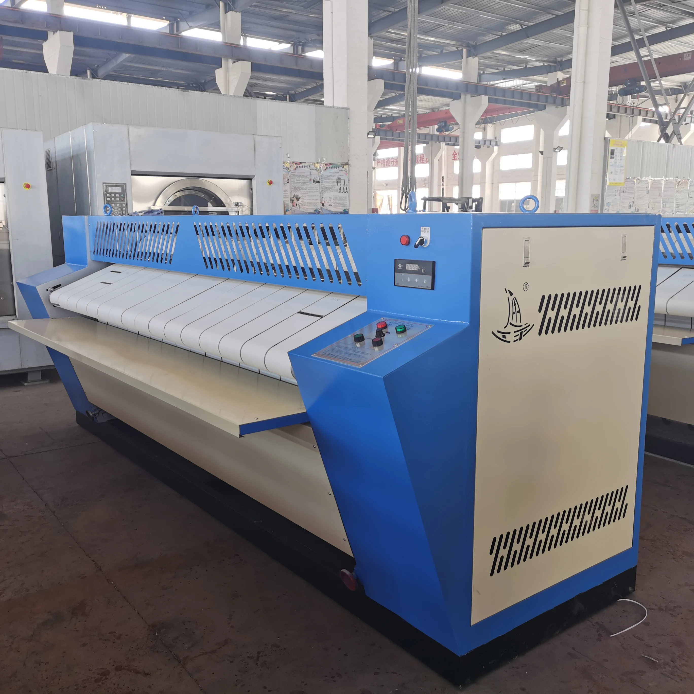 industrial 2.5m width curtain ironing machine
