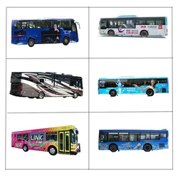 Pvc Digital Printing School Bus Yellow Custom Car Design Bus Body Sticker