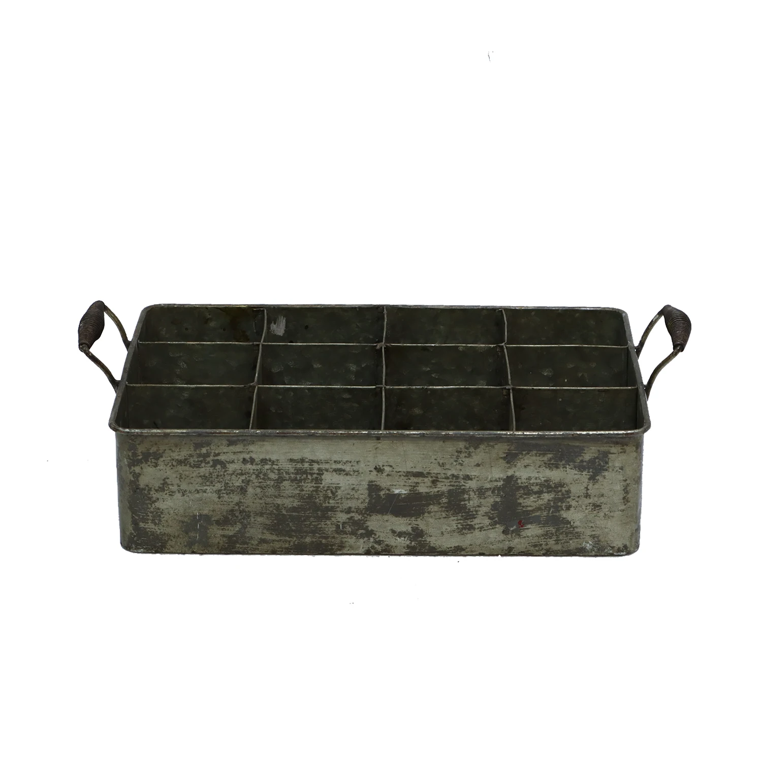 Pretty Design Metal 12 Cells Seedling Starter Trays With Handle
