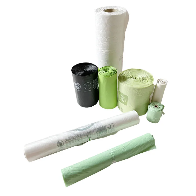 PLA Garbage Bag Biodegradable Cornstarch Carrier Bags Plastic Free Home Rubbish Packing Products compost shopping bag