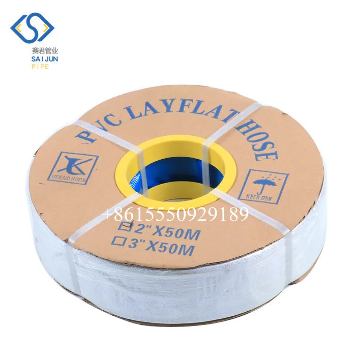 PVC Pipe Watering Hose 2 to 4 Inch Layflat Pipe for Irrigation for Irrigation