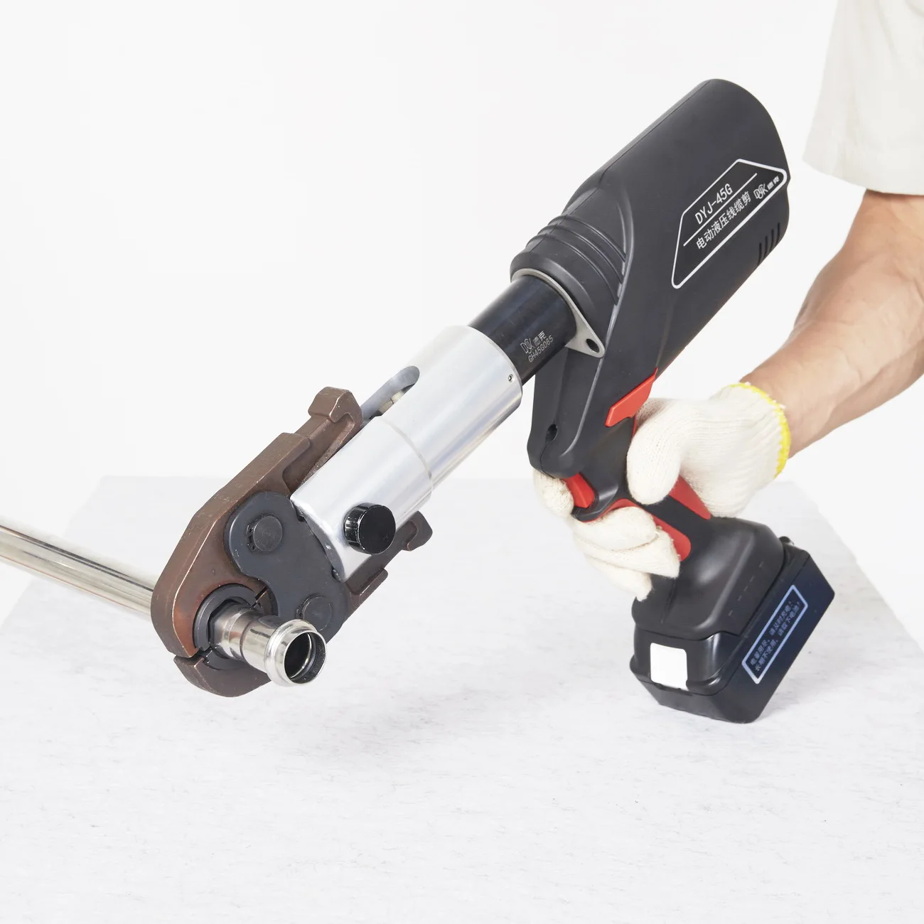 Chinese online sales site 1550  hydraulic cordless battery pipe crimping tool hose crimper for sale