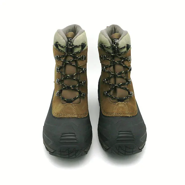 Genuine Cow Suede Leather Upper Tpr Polar Fleece Lining Casual Men Casual Ankle Fur Winter Boots