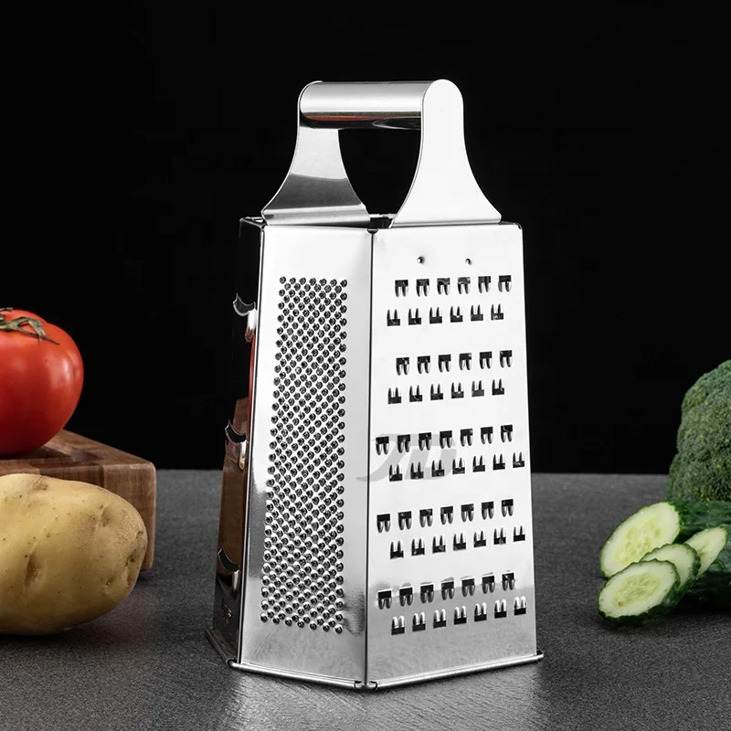 Stainless Steel Six-sided Planer Vegetable Fruit Slicer Multi Function Kitchen Grater For Potato Cucumber
