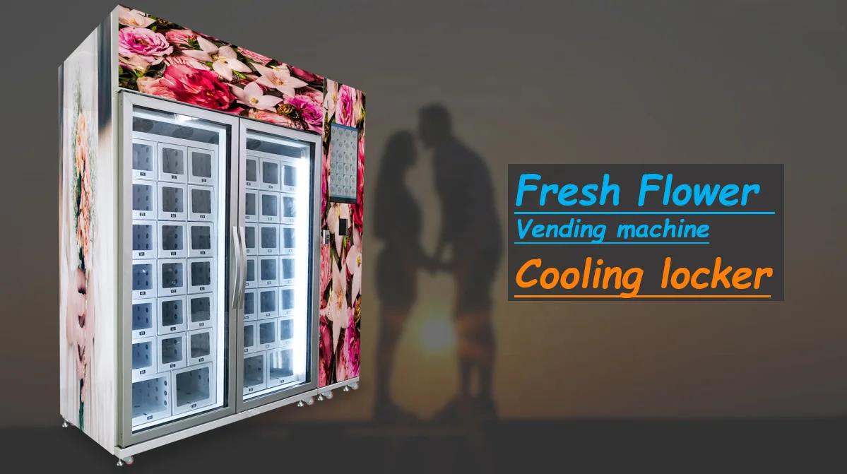 Охлаждающий торговый автомат для продажи умный с регулируемой температурой и сенсорным экраном