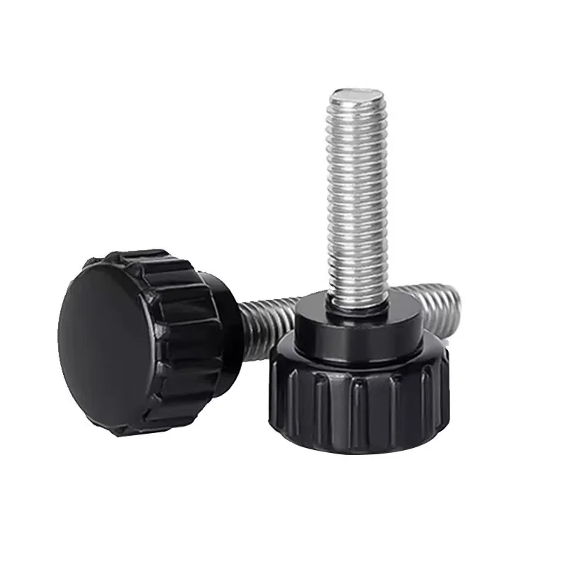 Manufacturers customize multi-type handle screw round head straight grain hand screw glue head knurled handle screw hardware