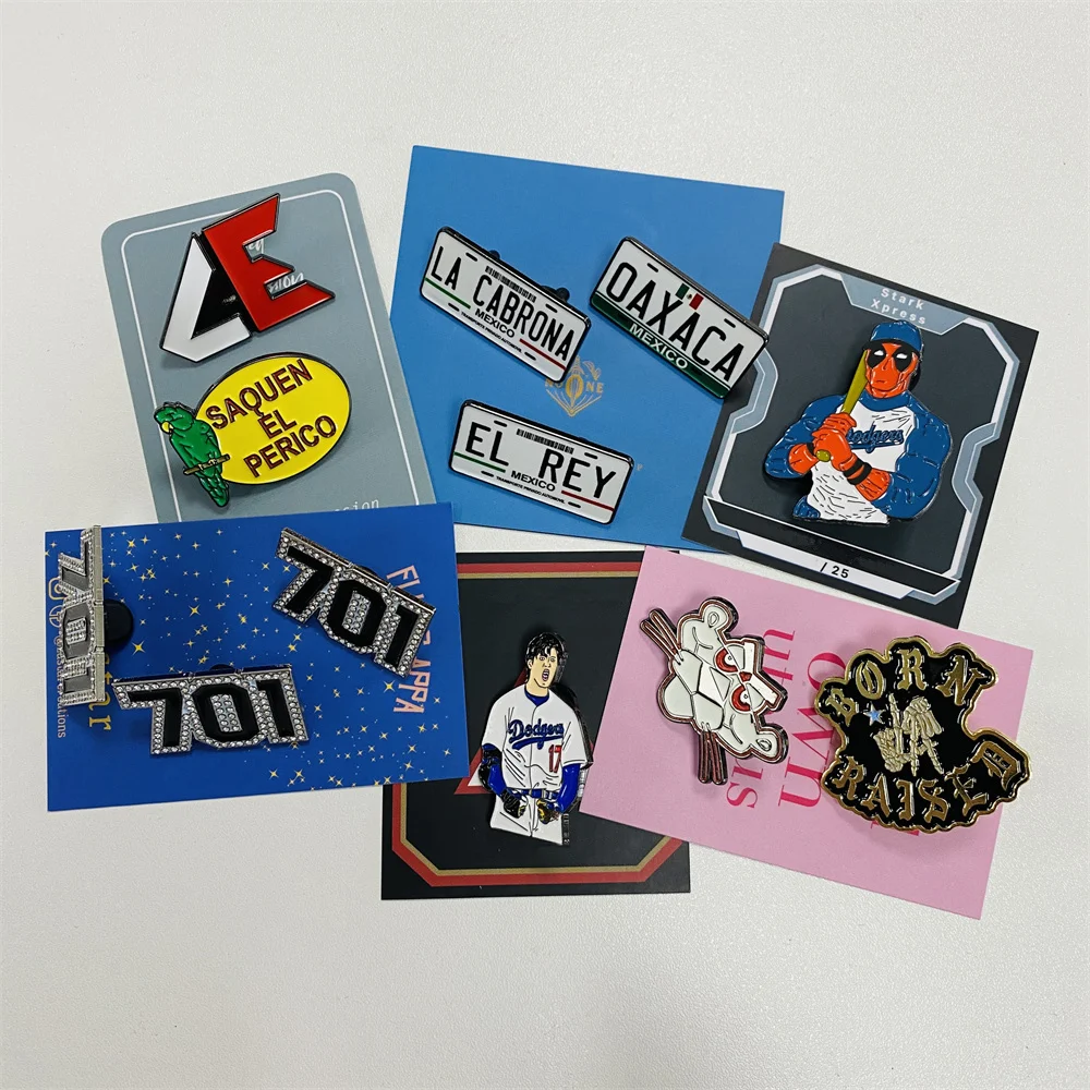 High Quality Custom 23 Personalized Numeral Soft Hard Enamel Pins Basketball Jersey Pin Badge for Gift