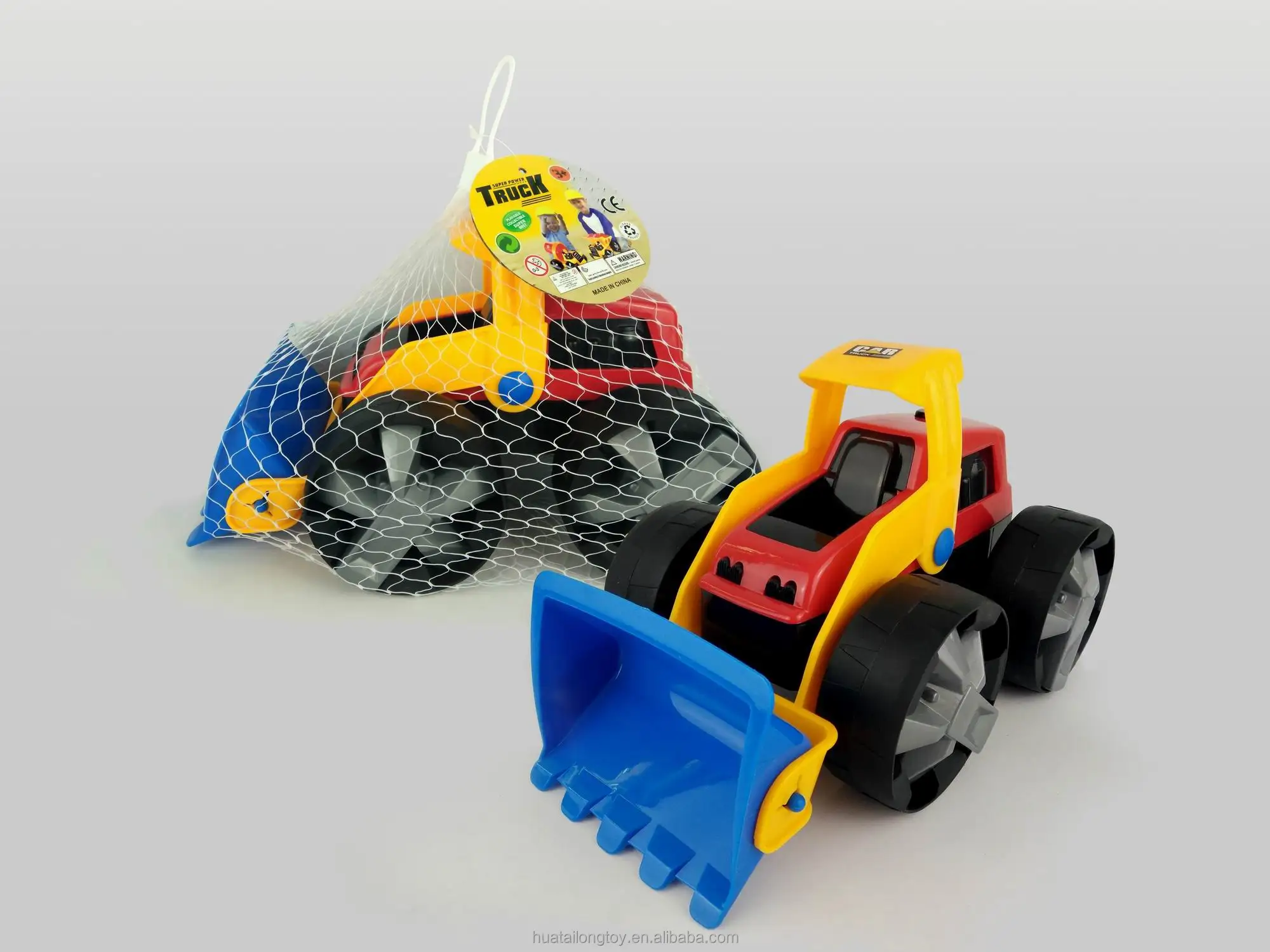 360 degree rotation 6 channel 2.4G remote control multifunctional plastic truck with light for kids age 8 years+