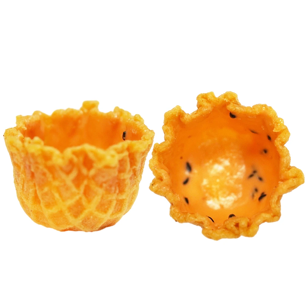 High Quality Wholesale variety of flavors Crispy large flower basket shape mini egg tart shells