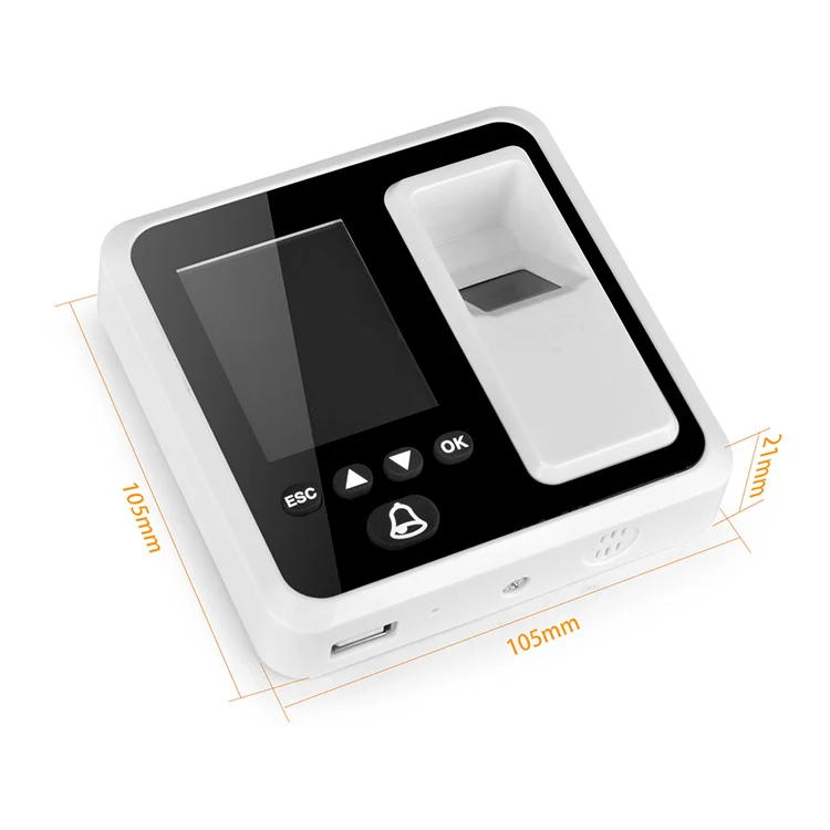 
TCP/IP communication 3000 user capacity fingerprint time attendance access control system 