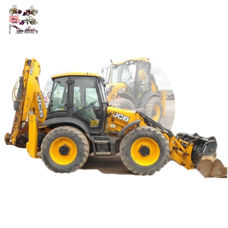 UK Made Original 4cx Retroexcavator Price Low in Shanghai Used JCB 4CX Backhoe Loader Cheap on