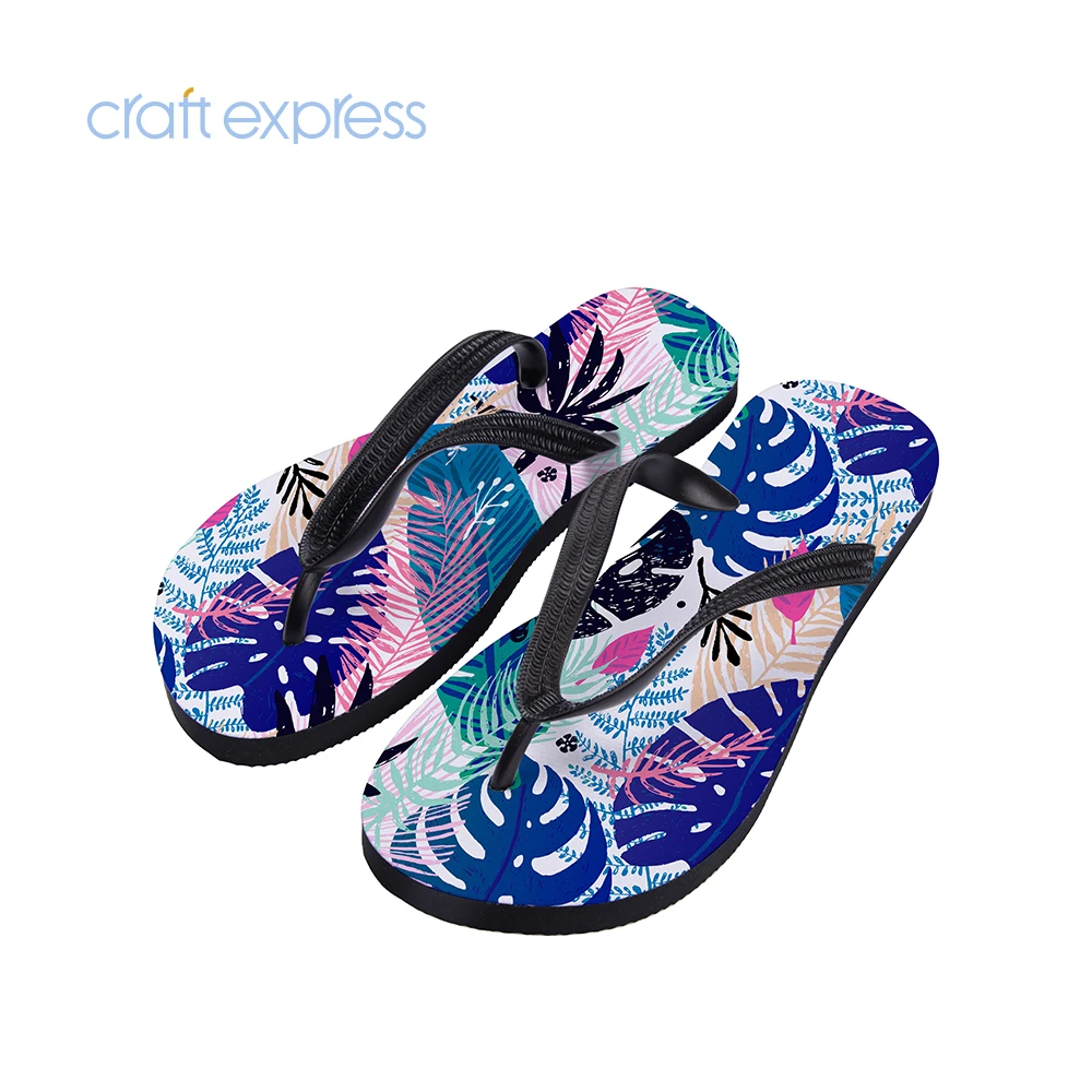 Оптовая продажа, индивидуальные сублимационные заготовки Craft Express, Детские сублимационные бессвинцовые шлепанцы для персонализации и подарков (TX04)