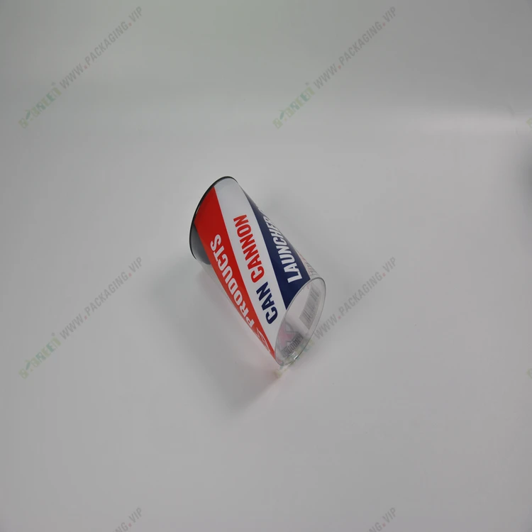 quality supplier cylinder gift box transparent plastic tube packaging for hair extension