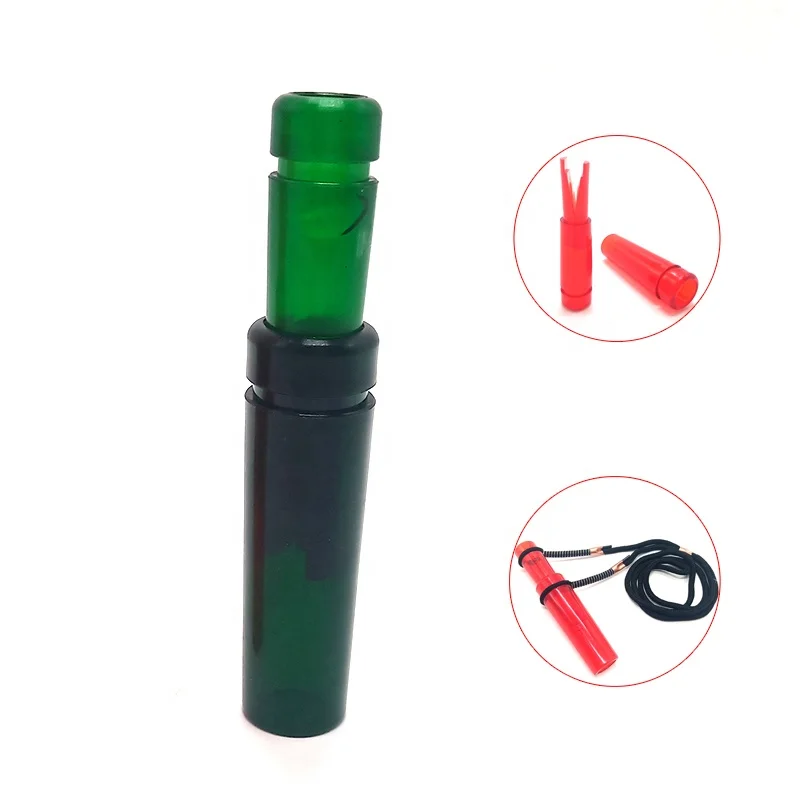 Duck Teal Call High Pitch & Exact Volume of Hen Durable PS Waterfowl Hunting Accessories Whistle Lanyard CAZA DEL PATO VERDE