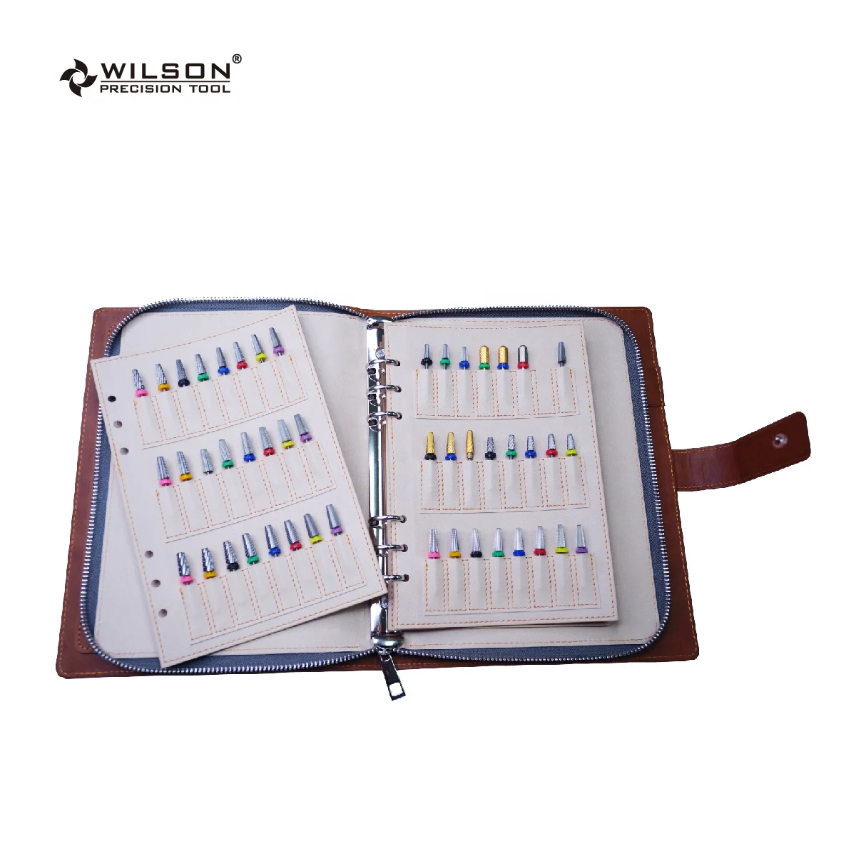 Nail Bits Holder Loose-leaf Book Accessory Independent Packaging Nail Drill Bit Popular Portable Drill Bit Nail